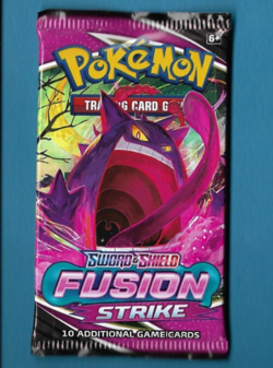 2021 Pokemon TCG 'Sword & Shield' Fusion Strike FACTORY SEALED Pk, Booster of 10 - Image 1