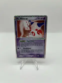 Pokemon TCG EX FireRed and LeafGreen Rare Holo: Mr. Mime EX 111/112 CLEAN - NM - Image 1