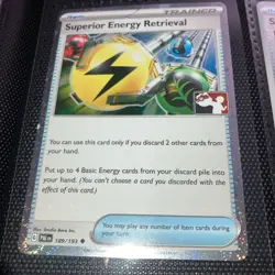 Superior Energy Retrieval 189/193 Holo - Play! Pokemon Prize Pack Series 4 - NM - Image 1