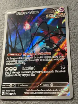 Flutter Mane 097 SVP EN Full Art Illustration Rare Promo Pokemon Card NM - Image 2