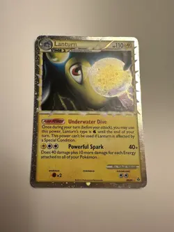 Lanturn (Prime) - 86/95 - Ultra Rare PL MP HGSS - Unleashed Pokemon SWIRL 77B - Image 1