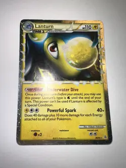 Lanturn (Prime) - 86/95 - Ultra Rare PL MP HGSS - Unleashed Pokemon SWIRL 77B - Image 2