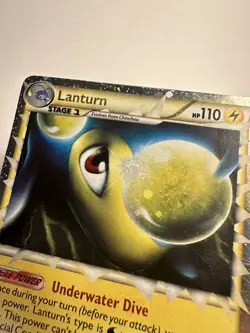Lanturn (Prime) - 86/95 - Ultra Rare PL MP HGSS - Unleashed Pokemon SWIRL 77B - Image 5