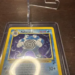 Pokemon TCG Poliwrath Base Set 2 15/130 Holo Rare Light Play LP - Image 3