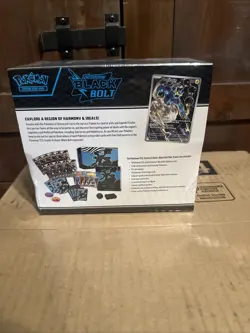 Pokemon Black Bolt ETB Elite Trainer Box (New Sealed) Small Rip - Image 2