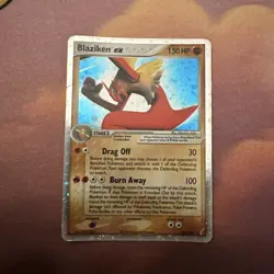 Pokemon EX Crystal Guardians Holo Blaziken ex 90/100 Moderately Played MP - Image 1