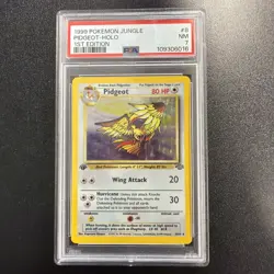 1999 Pokemon Jungle Pidgeot 1st Edition Holo Rare PSA 7, #8/64, JY - Image 1