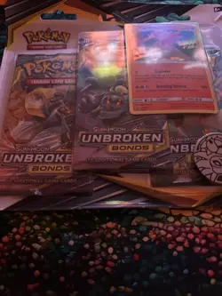 Pokemon Sun & Moon: Unbroken Bonds 3 Booster Pack Blister Typhlosion 820650825491 - Image 3