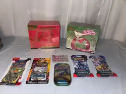 Large Sealed Pokemon Lot, mixed sets , collection , sealed, tins - Image 1