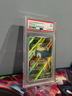 2023 Pokemon SVP en Snorlax 151 Elite Trainer Box Promo #051 PSA 9 Mint - Image 2