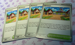 4x Artazon - Pokemon S/V Paldean Fates 076/091 TCG Playset - Image 1