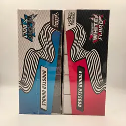 Sealed Pokemon Scarlet & Violet White Flare & Black Bolt Booster Bundle Display - Image 3