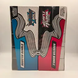 Sealed Pokemon Scarlet & Violet White Flare & Black Bolt Booster Bundle Display - Image 5