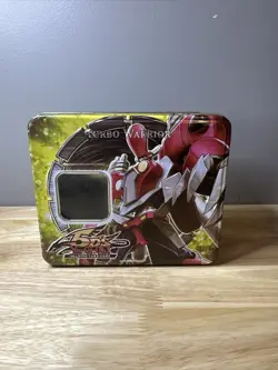 Yugioh 5DS TCG Turbo Warrior Empty Collectible Tin 2008 - Image 1