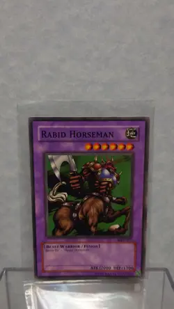 Yu Gi Oh! Rabid Horseman ~ MRD-077 ~ Metal Raiders ~ Unlimited ~ Lightly Played - Image 1