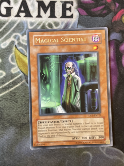 Yugioh Magical Scientist DR1 Rare Unl Ed MP - Image 1