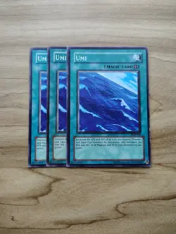 Yu-Gi-Oh! - Umi 3X - Full Playset - Image 1