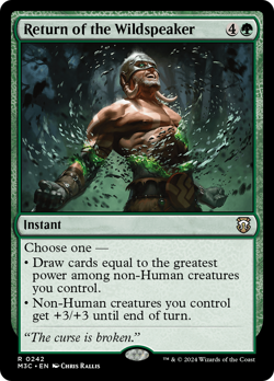 Return of the Wildspeaker #242 | NM | Modern Horizons 3 Commander Magic MTG - Image 1