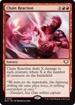 Chain Reaction #87 | NM | Edge of Eternities Commander EOC Magic MTG - Image 1