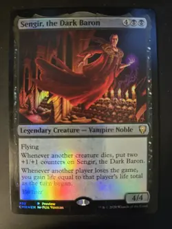 Sengir, the Dark Baron FOIL PRERELEASE PROMO Commander Legends MTG FREE SHIPPING - Image 1
