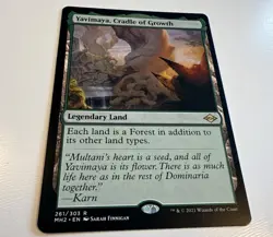 MTG Yavimaya, Cradle of Growth, NM/EX, English Modern Horizons 2 - Image 1