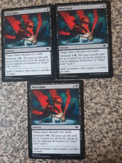 MTG 3 x Mind Rake - Modern Horizons 1 - Image 1