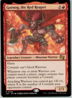 Gornog, the Red Reaper (Anime) R Foundations Jumpstart 49 NM - Image 1