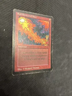 Red Elemental Blast Limited Edition - Beta Mtg HP - Image 3