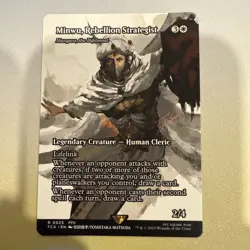 Minwu, Rebellion Strategist Mangara, the Diplomat 0025 Final Fantasy FCA MTG NM - Image 1