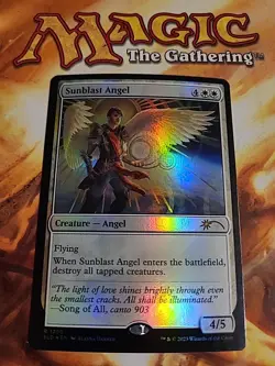 MTG Secret Lair: Sunblast Angel Foil - Artist Series Alayna Danner - NM - Image 1