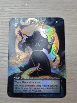 Sorcery Contested Realm GOTHIC FOIL Harbinger Avatar - Image 1