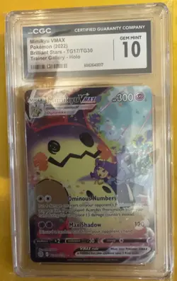 Mimikyu VMAX TG17/TG30 Brilliant Stars Trainer Gallery Pokemon CGC 10 GEM MINT - Image 1