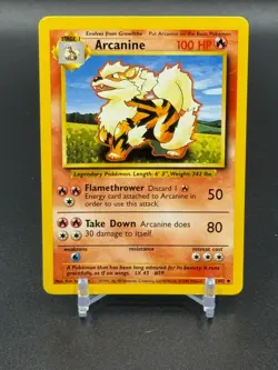 Pokemon TCG Arcanine Base Set, Unlimited Uncommon Card 23/102 - Image 1