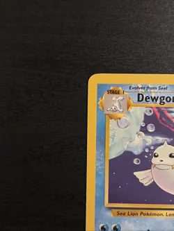 Dewgong Base Set 2 Error Card Printer Hickey/ink Error Pokemon Misprint - Image 4