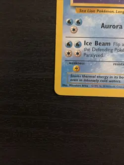 Dewgong Base Set 2 Error Card Printer Hickey/ink Error Pokemon Misprint - Image 5