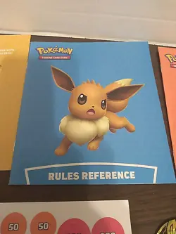 Pokemon Battle Academy Game Rule Book & Deck Guides Unpunched Coins And Coin - Image 3