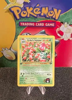 Pokemon TCG Erika's Ivysaur Gym Heroes Set (2000) 41/132 1st Edition NM/M! - Image 1