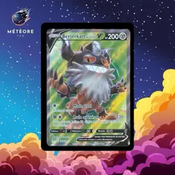 Carte Pokemon Berserkatt de Galar V 183/196 EB11 Origine Perdue Fr Neuve - Image 1