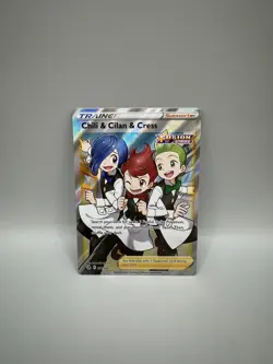 Chili & Cilan & Cress 258/264 Fusion Strike Full Art Ultra Rare Pokemon TCG - Image 1