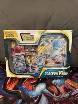 2022 POKEMON GLACEON VSTAR SPECIAL COLLECTION BOX SEALED - Image 1