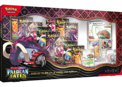 Pokemon Paldean Fates Great Tusk EX / Iron Treads EX Premium Collection PREORDER - Image 2