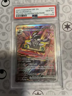 Pokemon SV Scarlet & Violet Obsidian Flames SIR Revavroom 224/197 PSA 10 GEM - Image 1