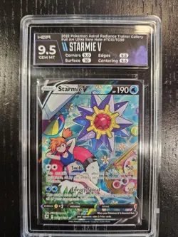 2022 STARMIE V POKEMON ASTRAL RADIANCE TRAINER GALLERY TG13/TG30 HGA 9.5 - Image 2