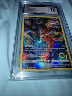 CGC Gem Mint 10 Deoxys GG12/GG70 Pokemon Crown Zenith Galarian Gallery - Image 2