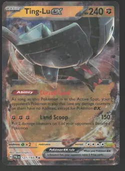 Ting-Lu ex 127/193 Double Rare Pokemon TCG SV02: Paldea Evolved NM - Image 1
