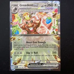 Greedent EX 179/197 - Pokemon Obsidian Flames Double Rare Holo NM🔥 - Image 1