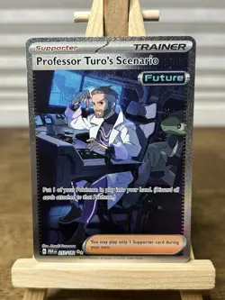 Professor Turos Scenario Full Art Paradox Rift Pokemon TCG Holo Card 257/182 - Image 1