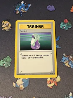 Pokemon Cards Potion 94/102 Base Set SHADOWLESS WOTC - (MP) - Image 1