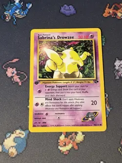Pokemon Cards Sabrina’s Drowzee 95/132 Gym Challenge FIRST EDITION - (MP) - Image 1