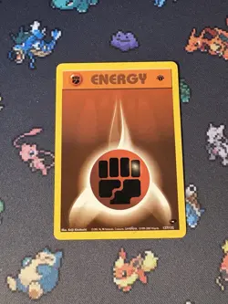 Pokemon Cards Fighting Energy 127/132 Gym Challenge FIRST EDITION - (MP) - Image 1